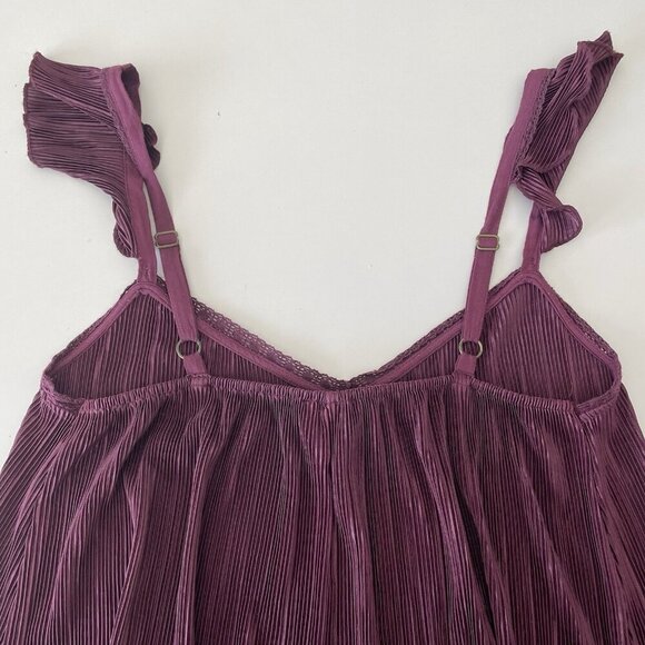 Anthropologie Floreat Willow Sleep Pajamas Pleated Cami Jumpsuit Sz XS - Picture 10 of 10